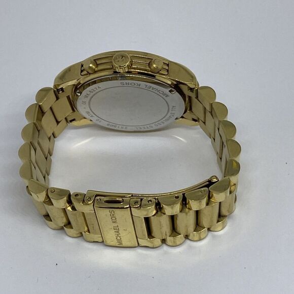 Michael Kors Cooper MK6274 Women's Gold Stainless Steel Analog Dial Watch EY894 - Picture 11 of 12